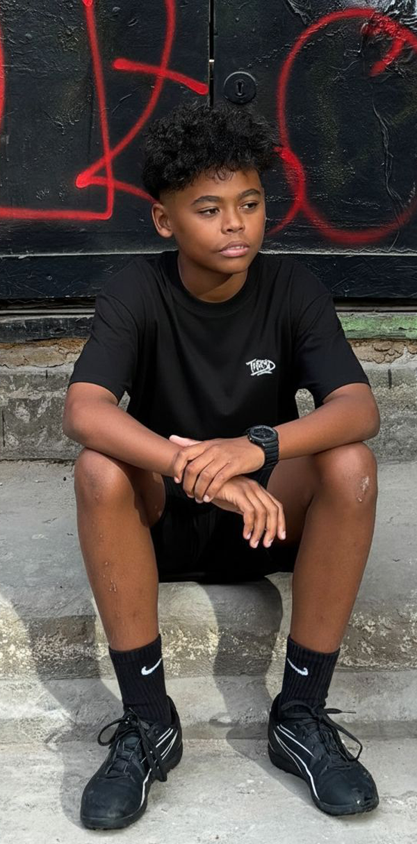 THR3D BLACK TEE