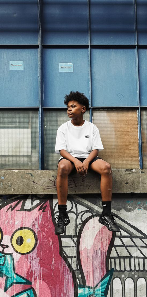 THR3D WHITE TEE