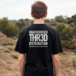 THR3D black tee