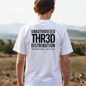 THR3D WHITE TEE /01 EDITION